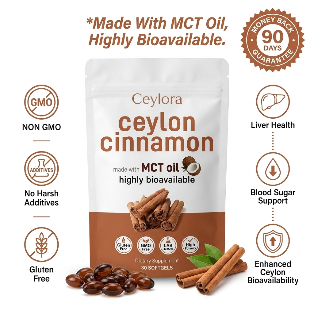 Ceylora Ceylon Cinnamon Softgels
